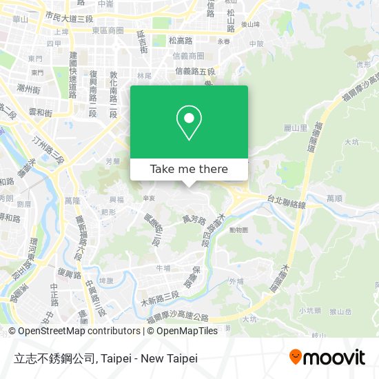 立志不銹鋼公司 map