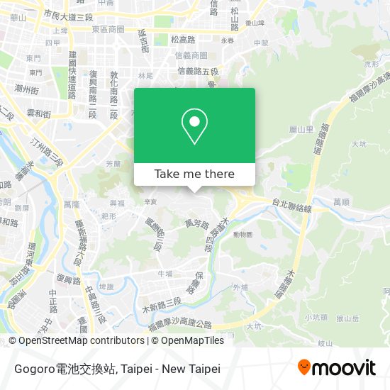 Gogoro電池交換站 map