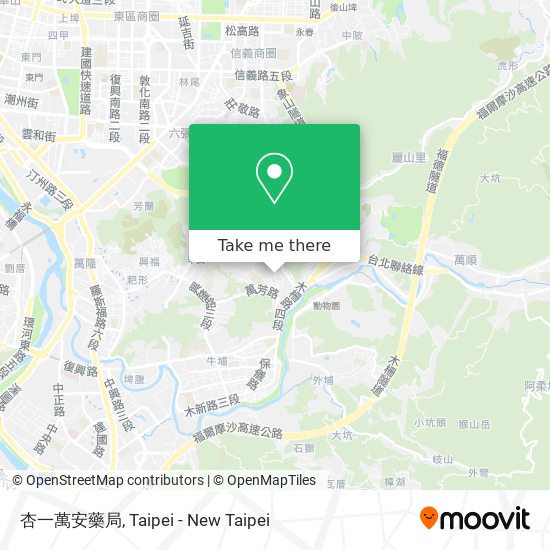 杏一萬安藥局 map