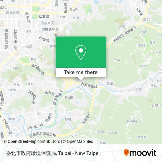 臺北市政府環境保護局 map