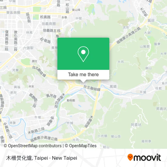 木柵焚化爐地圖