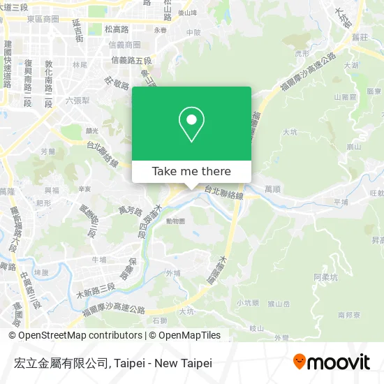 宏立金屬有限公司 map