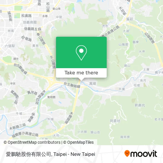 愛鵬馳股份有限公司地圖