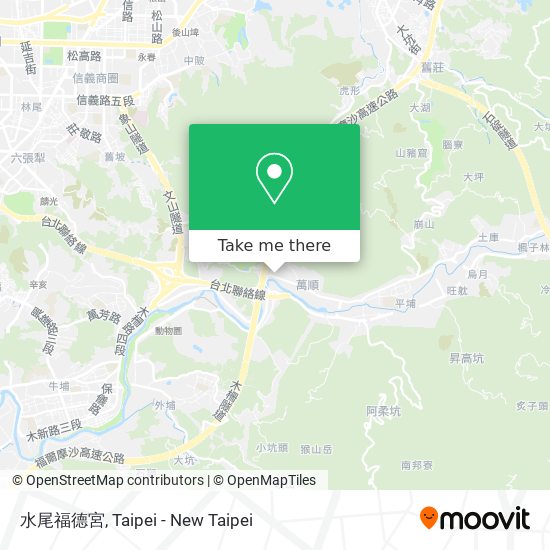 水尾福德宮地圖