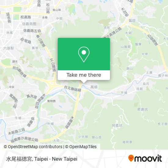 水尾福德宮 map