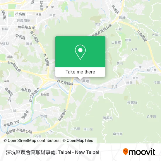 深坑區農會萬順辦事處 map