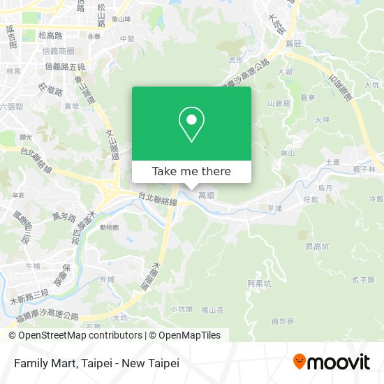 Family Mart map