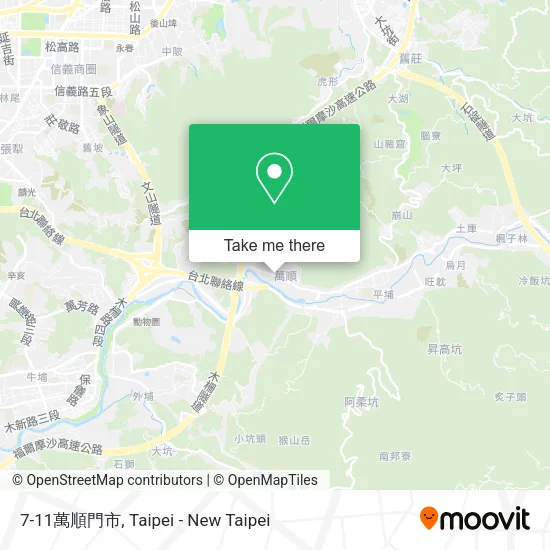 7-11萬順門市 map