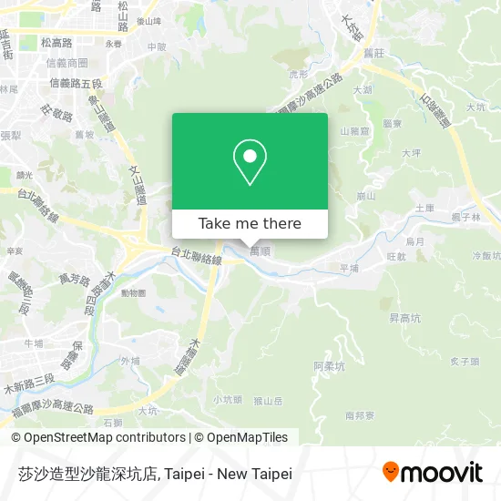莎沙造型沙龍深坑店 map