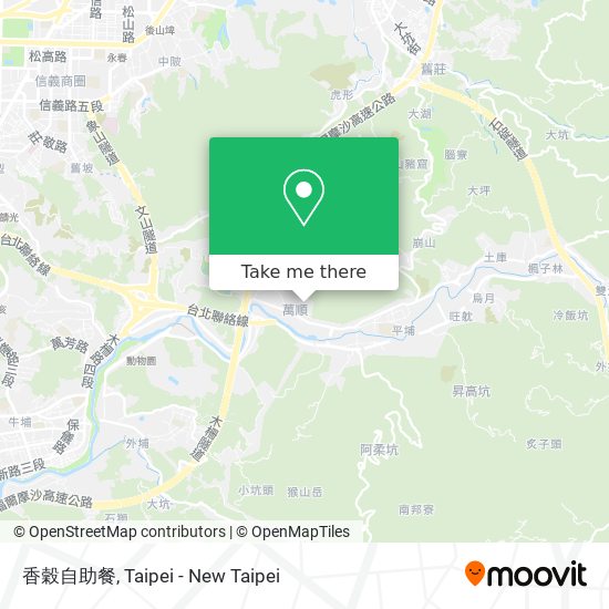 香穀自助餐 map