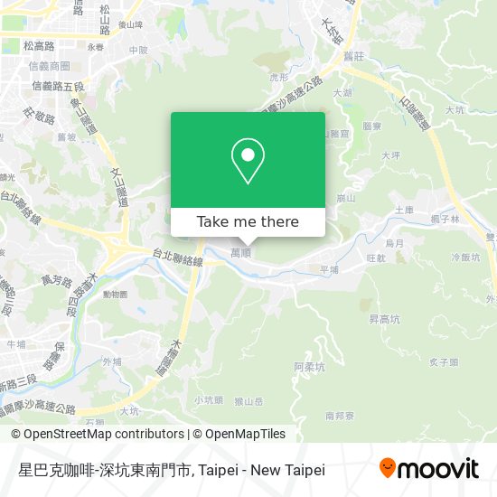 星巴克咖啡-深坑東南門市 map