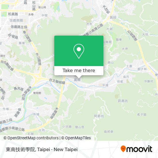 東南技術學院 map