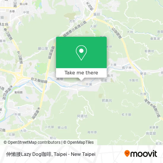 伸懶腰Lazy Dog咖啡地圖