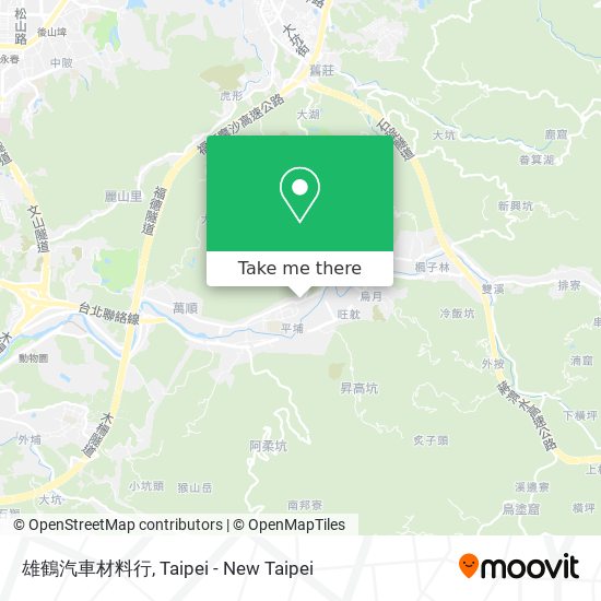 雄鶴汽車材料行地圖