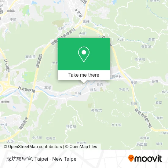 深坑慈聖宮 map