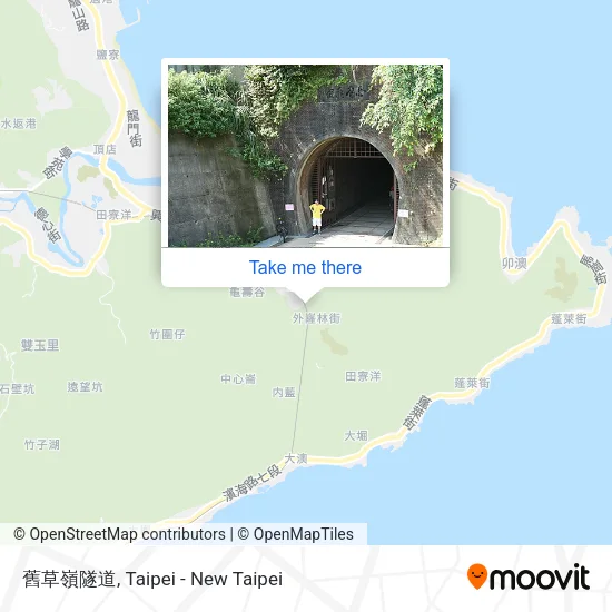 舊草嶺隧道 map