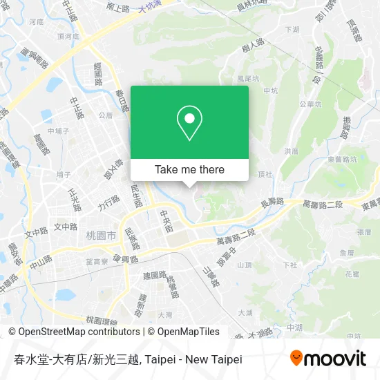 春水堂-大有店/新光三越地圖