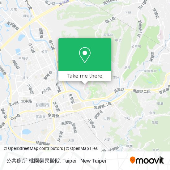 公共廁所-桃園榮民醫院 map