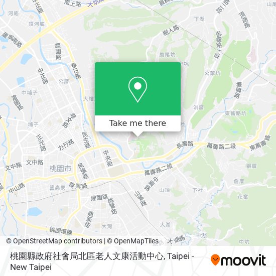 桃園縣政府社會局北區老人文康活動中心 map