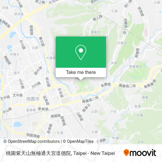 桃園紫天山無極通天宮道德院 map