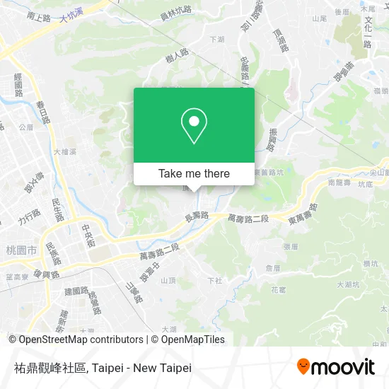 祐鼎觀峰社區 map