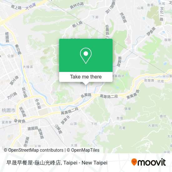 早晟早餐屋-龜山光峰店地圖