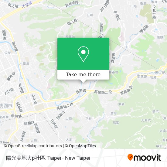 陽光美地大p社區地圖