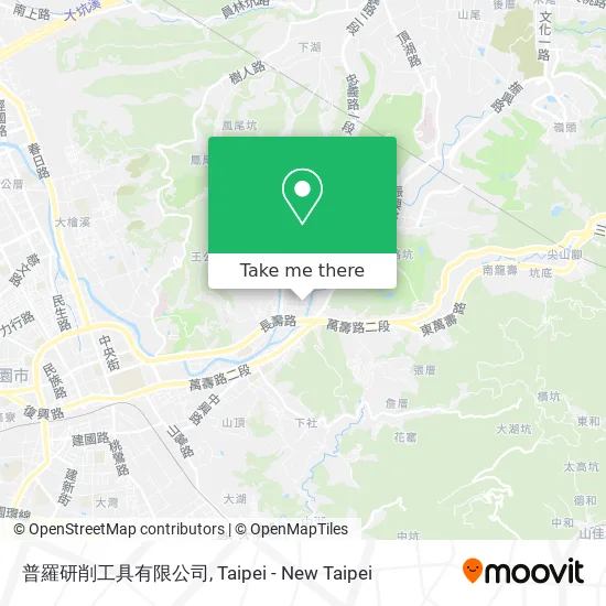 普羅研削工具有限公司地圖