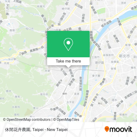 休閒花卉農園地圖