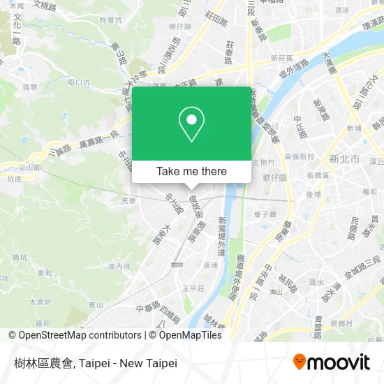 樹林區農會地圖