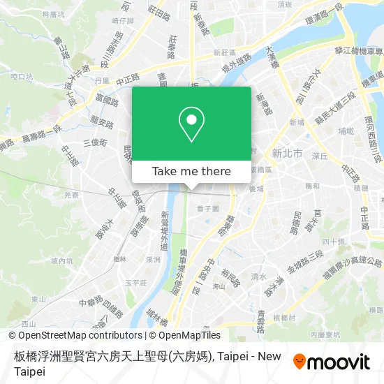 板橋浮洲聖賢宮六房天上聖母(六房媽) map
