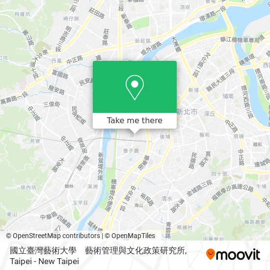 國立臺灣藝術大學　藝術管理與文化政策研究所 map