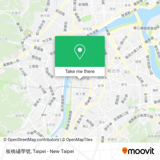 板橋繡學號地圖