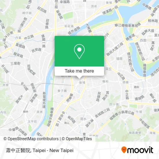 蕭中正醫院地圖