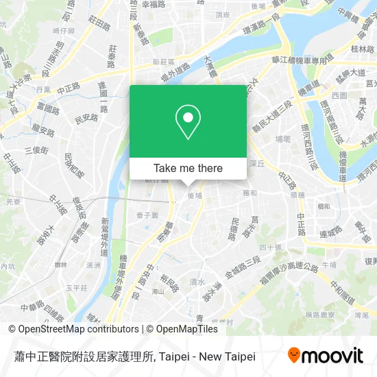 蕭中正醫院附設居家護理所地圖