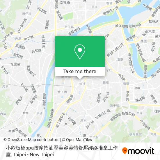 小羚板橋spa按摩指油壓美容美體舒壓經絡推拿工作室 map