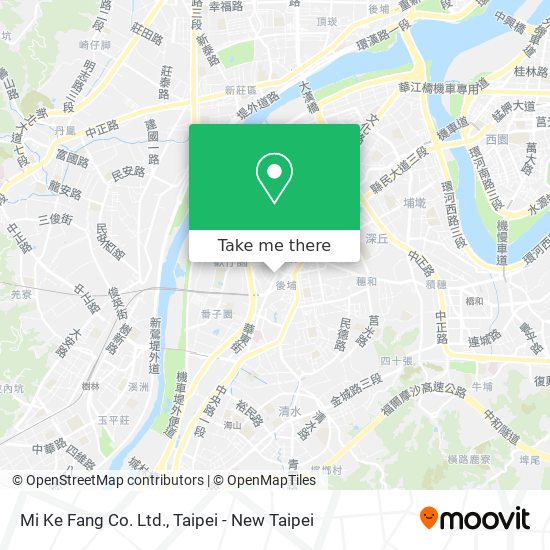 Mi Ke Fang Co. Ltd. map