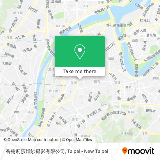香榭莉莎婚紗攝影有限公司地圖