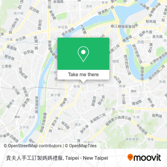 貴夫人手工訂製媽媽禮服地圖