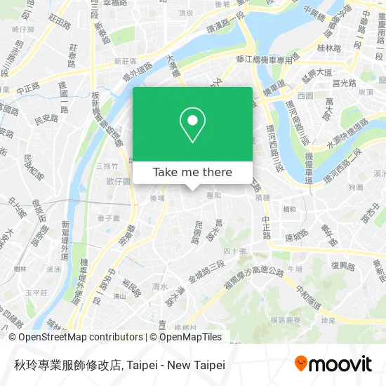 秋玲專業服飾修改店 map