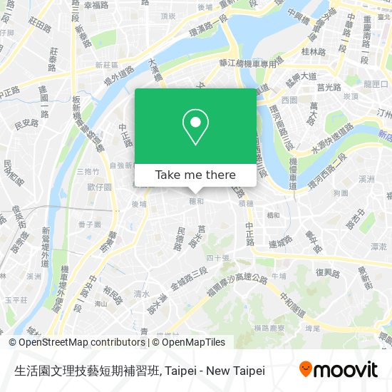 生活園文理技藝短期補習班地圖