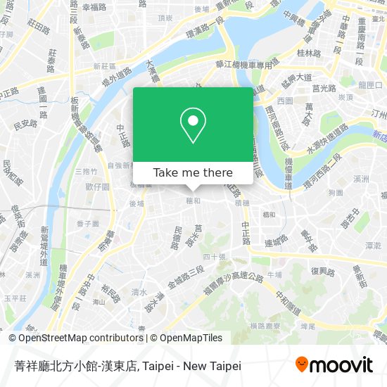 菁祥廳北方小館-漢東店 map