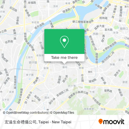 宏遠生命禮儀公司 map