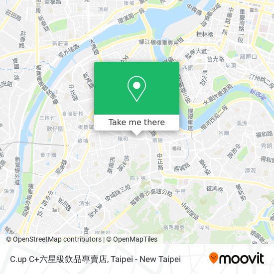 C.up C+六星級飲品專賣店 map
