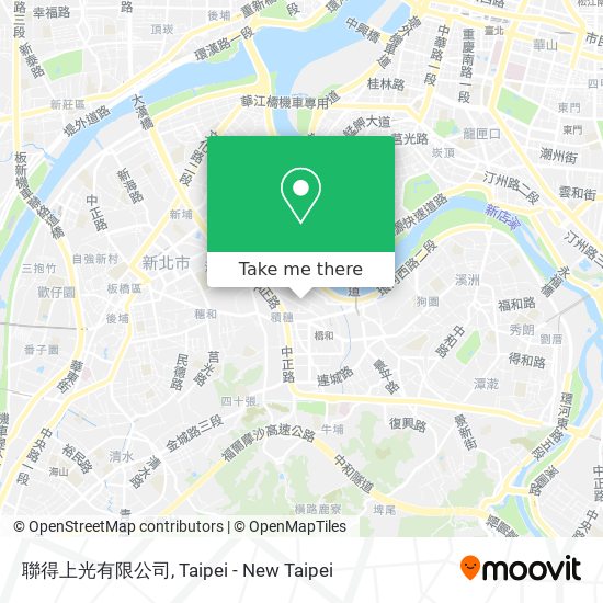 聯得上光有限公司 map