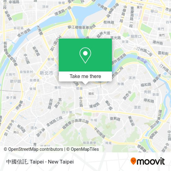中國信託地圖