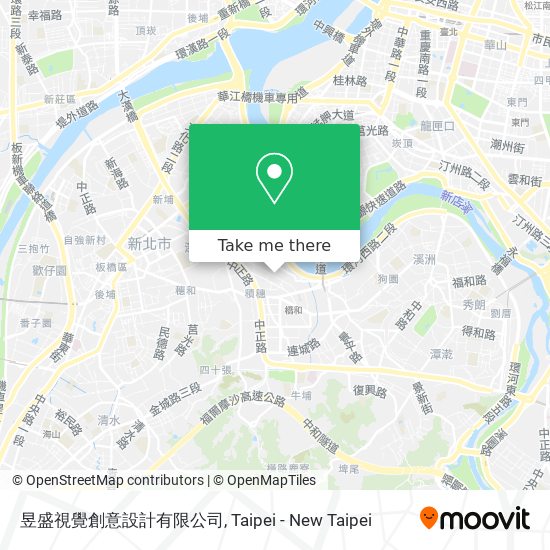 昱盛視覺創意設計有限公司 map