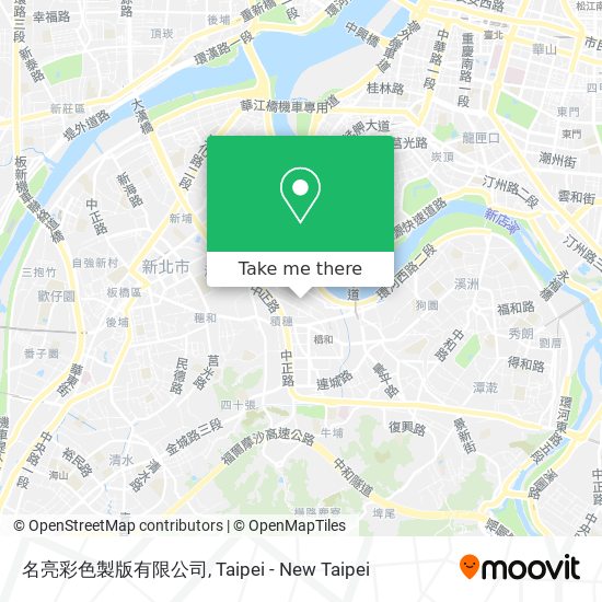 名亮彩色製版有限公司 map