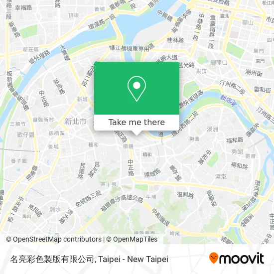 名亮彩色製版有限公司 map