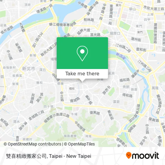 雙喜精緻搬家公司 map